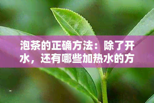 泡茶的正确方法：除了开水，还有哪些加热水的方式可以尝试？