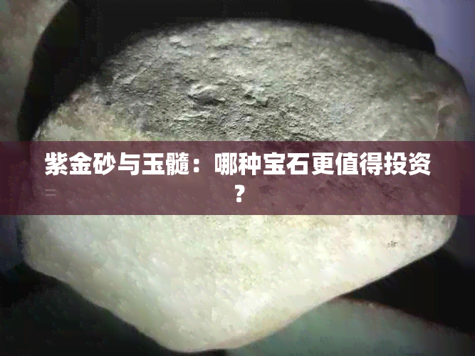 紫金砂与玉髓：哪种宝石更值得投资？