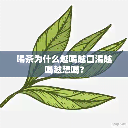 喝茶为什么越喝越口渴越喝越想喝？