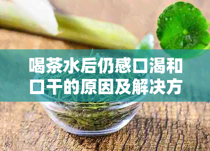 喝茶水后仍感口渴和口干的原因及解决方法