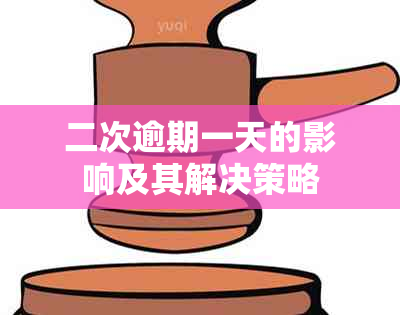 二次逾期一天的影响及其解决策略