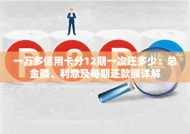 一万多信用卡分12期一次还多少：总金额、利息及每期还款额详解