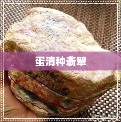 蛋清种翡翠