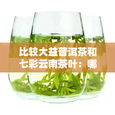 比较大益普洱茶和七彩云南茶叶：哪个品质更好，价格更合理？