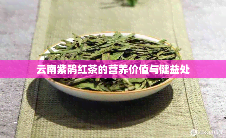 云南紫鹃红茶的营养价值与健益处