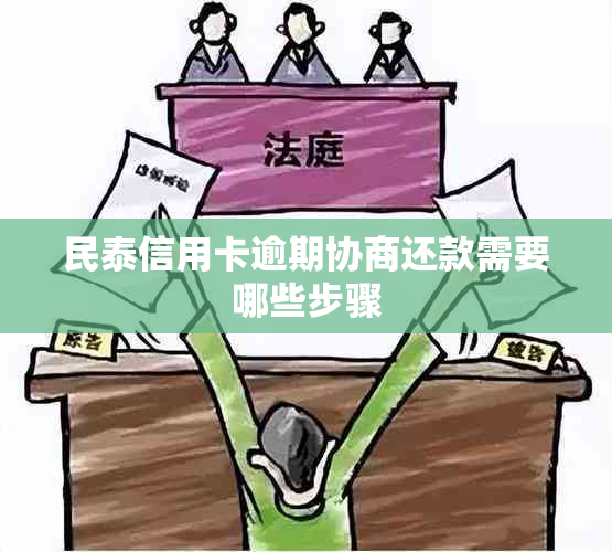 民泰信用卡逾期协商还款需要哪些步骤