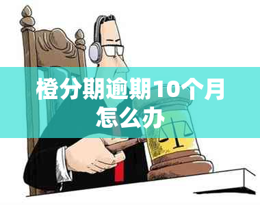 橙分期逾期10个月怎么办