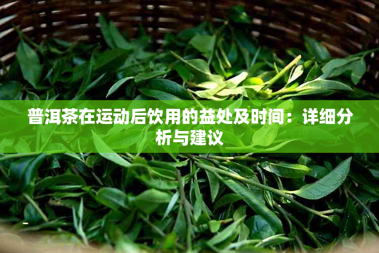 普洱茶在运动后饮用的益处及时间：详细分析与建议