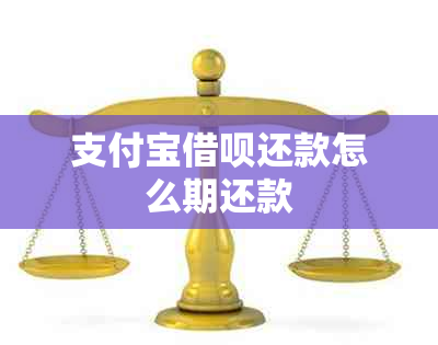 支付宝借呗还款怎么期还款