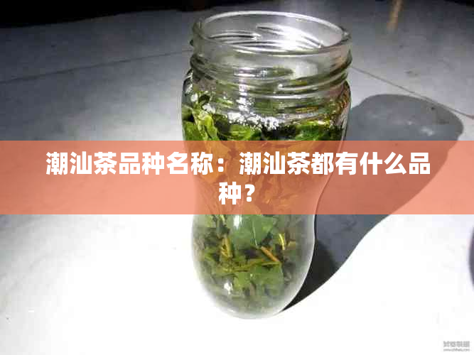 潮汕茶品种名称：潮汕茶都有什么品种？