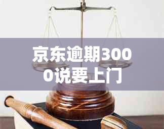 京东逾期3000说要上门