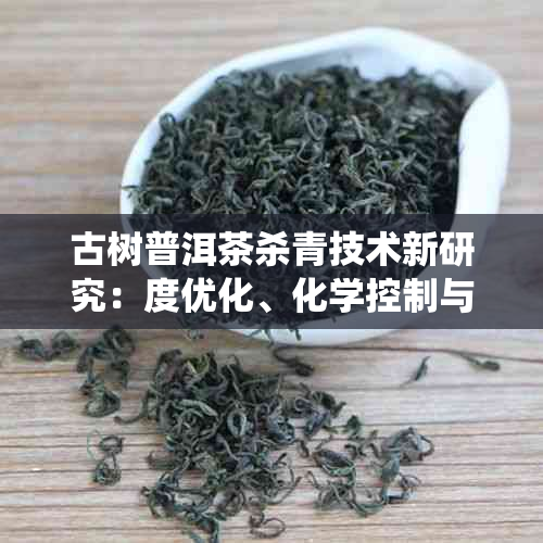 古树普洱茶杀青技术新研究：度优化、化学控制与传统方法对比分析