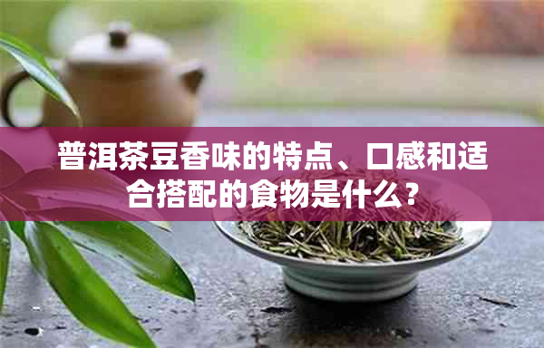 普洱茶豆香味的特点、口感和适合搭配的食物是什么？