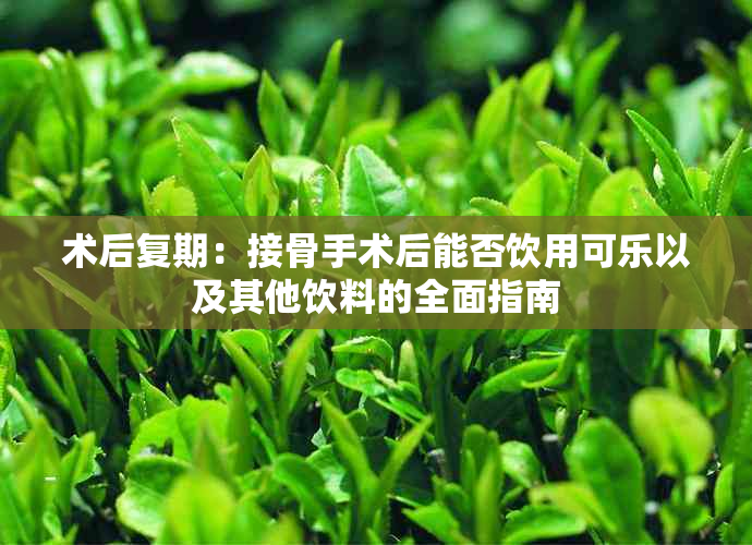 术后复期：接骨手术后能否饮用可乐以及其他饮料的全面指南