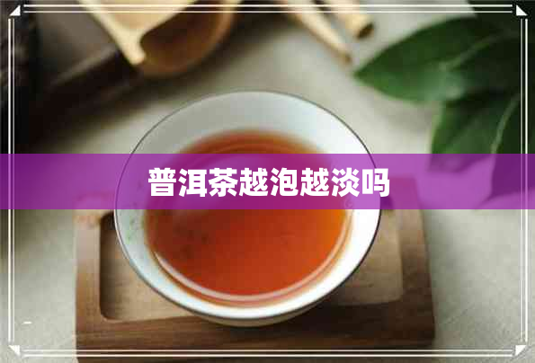 普洱茶越泡越淡吗