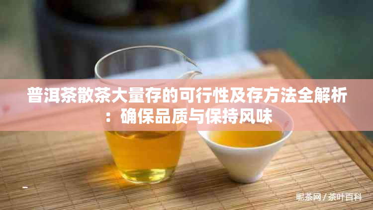 普洱茶散茶大量存的可行性及存方法全解析：确保品质与保持风味