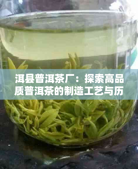 洱县普洱茶厂：探索高品质普洱茶的制造工艺与历文化