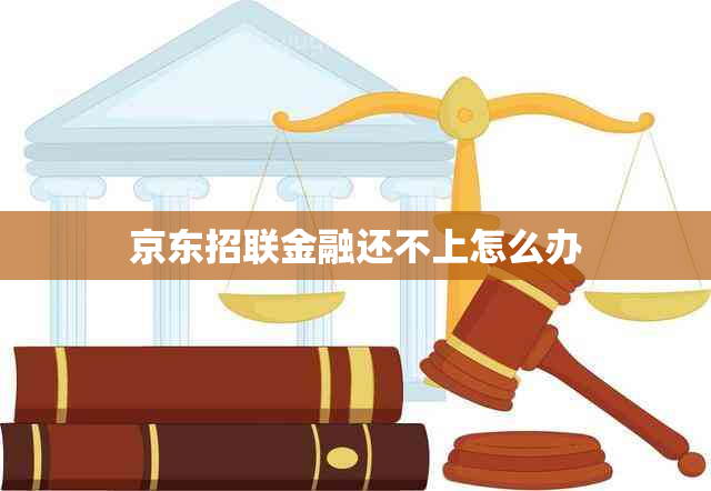 京东招联金融还不上怎么办