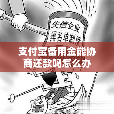 支付宝备用金能协商还款吗怎么办