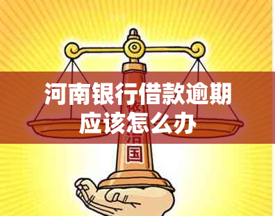 河南银行借款逾期应该怎么办