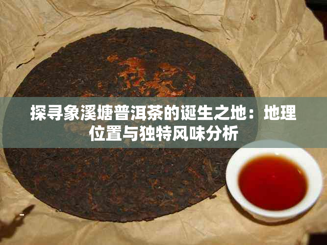 探寻象溪塘普洱茶的诞生之地：地理位置与独特风味分析