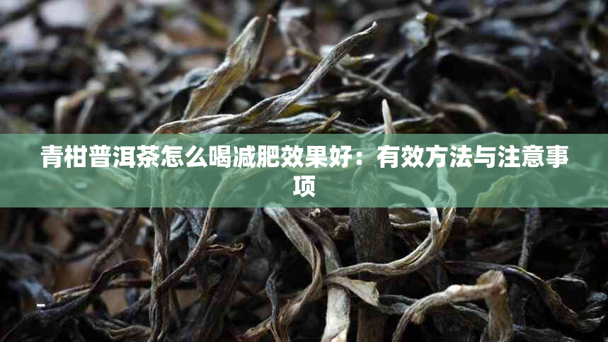 青柑普洱茶怎么喝减肥效果好：有效方法与注意事项