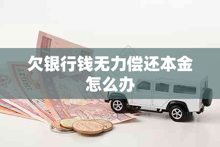 欠银行钱无力偿还本金怎么办