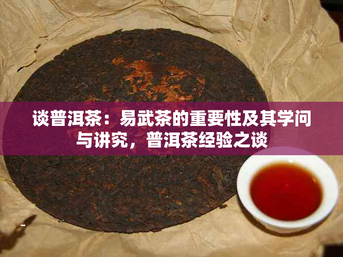 谈普洱茶：易武茶的重要性及其学问与讲究，普洱茶经验之谈