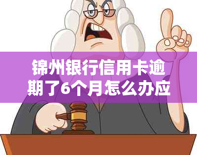 锦州银行信用卡逾期了6个月怎么办应该还款吗