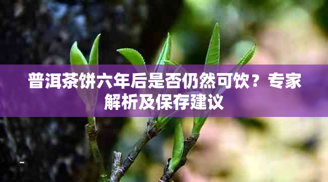 普洱茶饼六年后是否仍然可饮？专家解析及保存建议