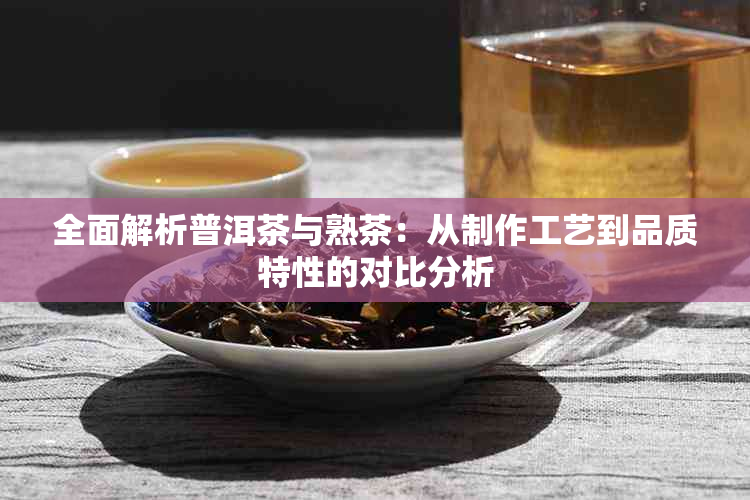 全面解析普洱茶与熟茶：从制作工艺到品质特性的对比分析