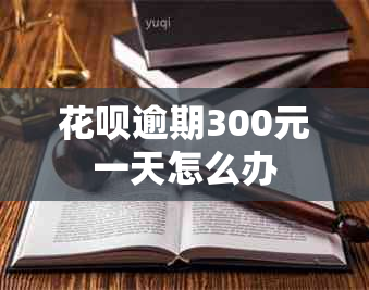 花呗逾期300元一天怎么办