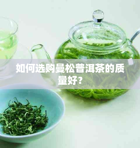 如何选购曼松普洱茶的质量好？