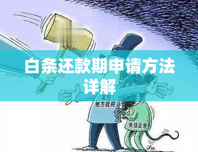 白条还款期申请方法详解