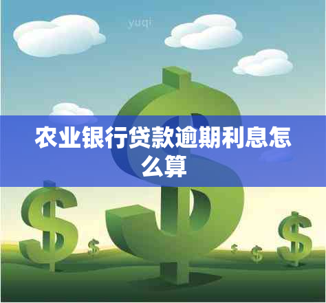 农业银行贷款逾期利息怎么算