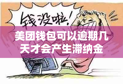 美团钱包可以逾期几天才会产生滞纳金