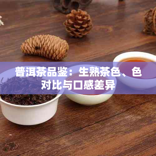 普洱茶品鉴：生熟茶色、色对比与口感差异