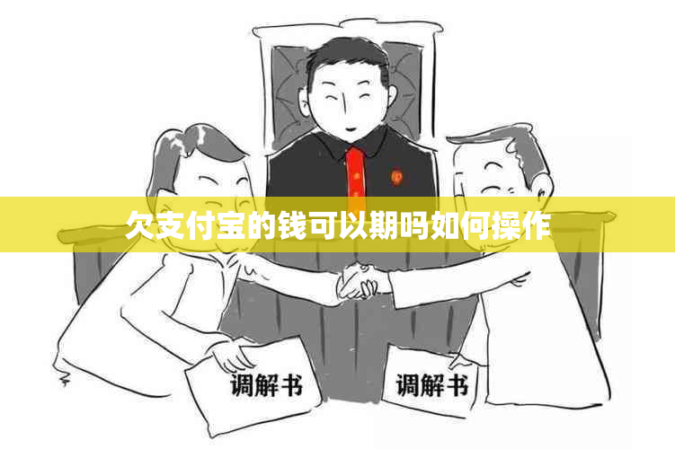 欠支付宝的钱可以期吗如何操作