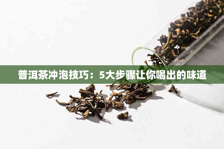 普洱茶冲泡技巧：5大步骤让你喝出的味道