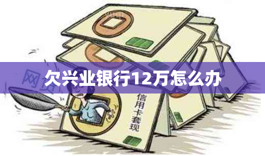 欠兴业银行12万怎么办