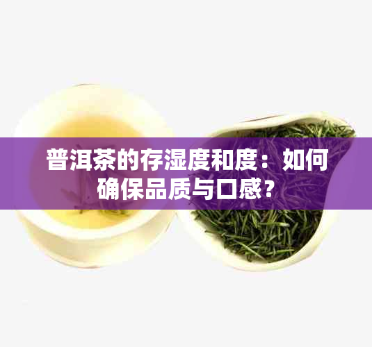 普洱茶的存湿度和度：如何确保品质与口感？