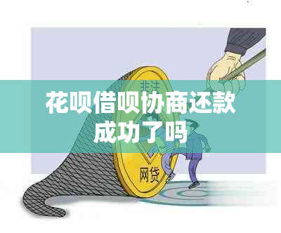 花呗借呗协商还款成功了吗