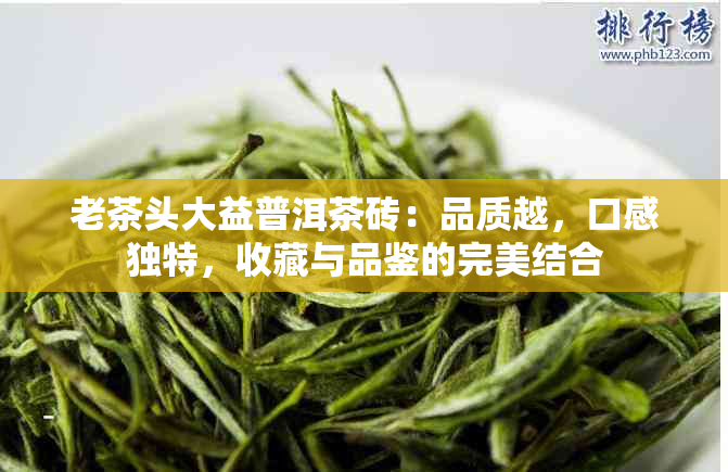 老茶头大益普洱茶砖：品质越，口感独特，收藏与品鉴的完美结合