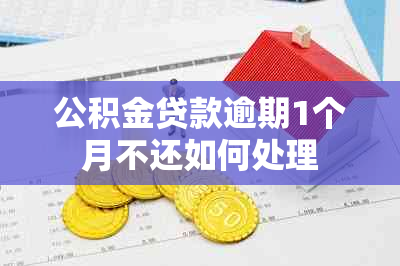 公积金贷款逾期1个月不还如何处理