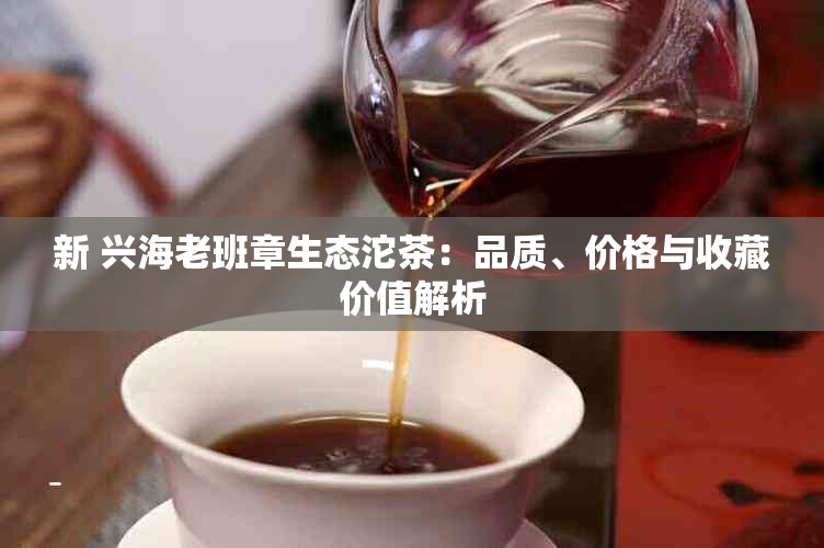 新 兴海老班章生态沱茶：品质、价格与收藏价值解析