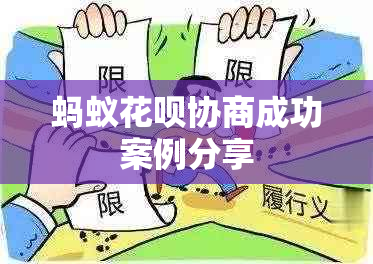 蚂蚁花呗协商成功案例分享