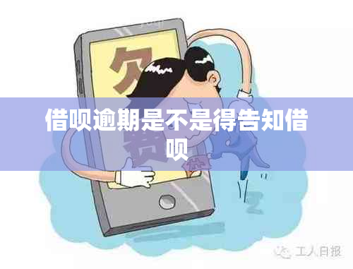 借呗逾期是不是得告知借呗