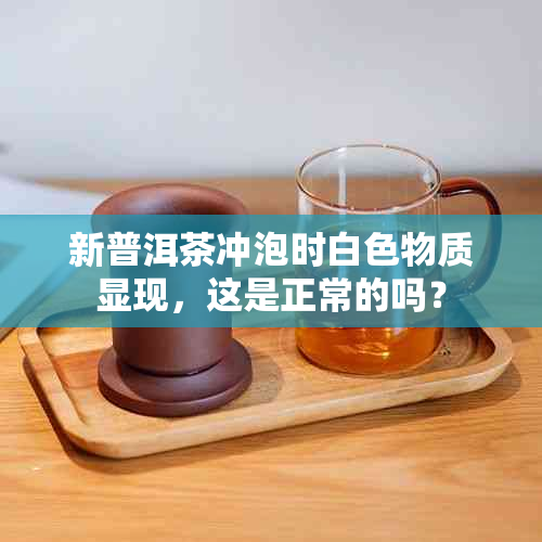 新普洱茶冲泡时白色物质显现，这是正常的吗？