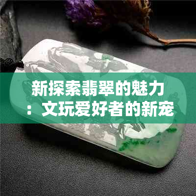 新探索翡翠的魅力：文玩爱好者的新宠，还是珠宝界的瑰宝？