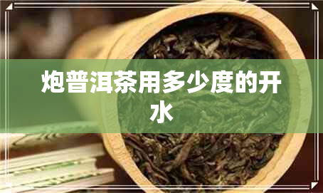 炮普洱茶用多少度的开水